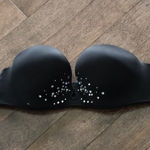Victoria’s Secret Bombshell Black Strapless 34B